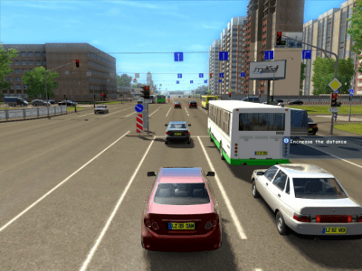 Screenshot of the application City Car Driving. Home Edition - #6