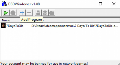 Screenshot of the application D3DWindower - #3