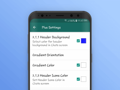 Screenshot of the application WhatsApp Plus - #4