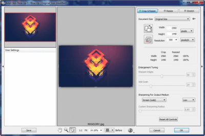 Screenshot of the application Exposure X4 - #3