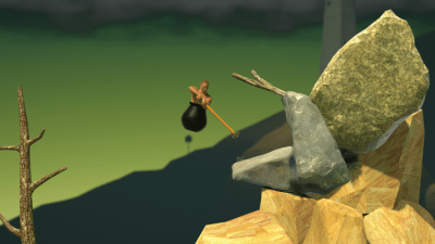 Screenshot of the application Getting Over It - #2