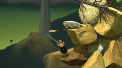 Screenshot of the application Getting Over It - #3