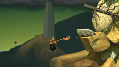 Screenshot of the application Getting Over It - #5