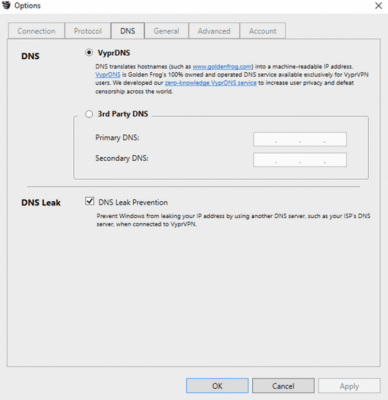 Screenshot of the application VyprVPN - #4