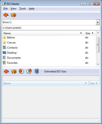 Screenshot of the application ISO Master - #2