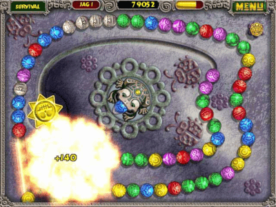 Screenshot of the application Zuma Deluxe - #2