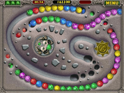 Screenshot of the application Zuma Deluxe - #3