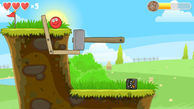 Screenshot of the application Red Ball 4 - #7