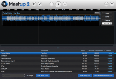 Screenshot of the application Mashup 2 - #2