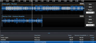 Screenshot of the application Mashup 2 - #4
