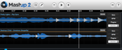 Screenshot of the application Mashup 2 - #6