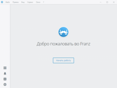 Screenshot of the application Franz - #2