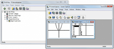 Screenshot of the application TI Connect - #2