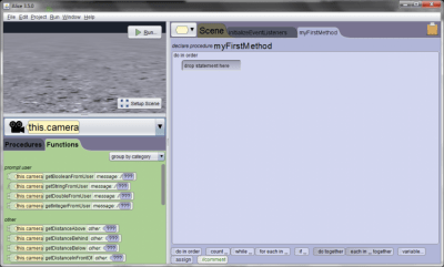 Screenshot of the application Alice - #2