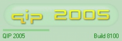 Screenshot of the application QIP 2005 - #3