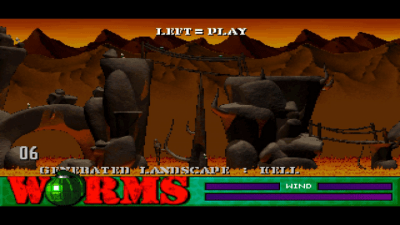 Screenshot of the application Worms - #7