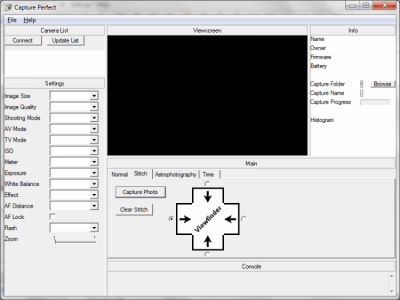 Screenshot of the application Capture Perfect - #2