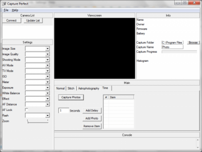 Screenshot of the application Capture Perfect - #4