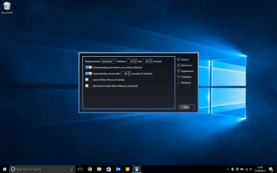 Screenshot of the application Move Mouse - #3