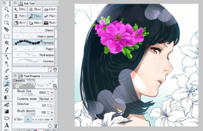 Screenshot of the application Clip Studio Paint - #8