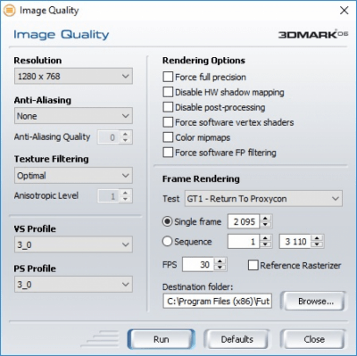 Screenshot of the application 3DMark06 - #2