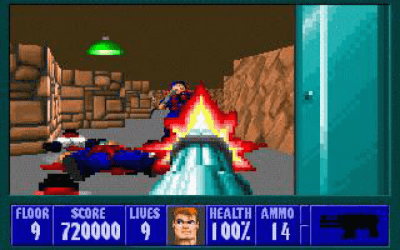 Screenshot of the application Wolfenstein 3D - #2