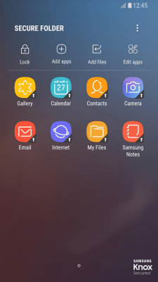 Screenshot of the application Secure Folder - #2