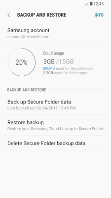 Screenshot of the application Secure Folder - #5