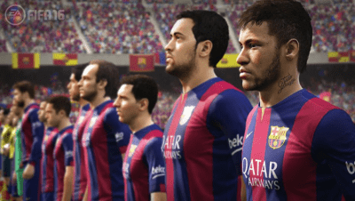 Screenshot of the application FIFA 16 - #5