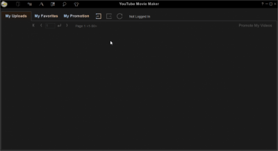 Screenshot of the application YouTube Movie Maker - #3