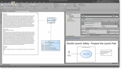 Screenshot of the application Enterprise Architect - #2