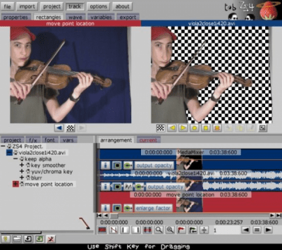 Screenshot of the application ZS4 Video Editor - #2