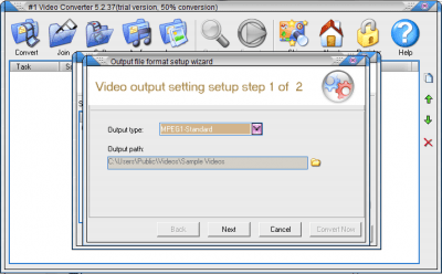 Screenshot of the application 1 Video Converter - #3