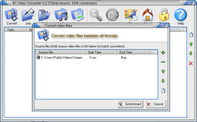 Screenshot of the application 1 Video Converter - #4