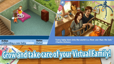 Screenshot of the application Virtual Families 2 - #3