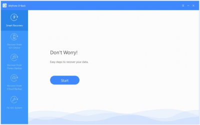 Screenshot of the application iMyFone D-Back - #3