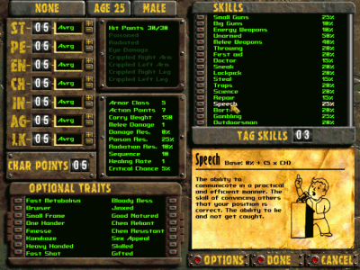 Screenshot of the application Fallout 2 - #3