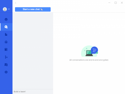 Screenshot of the application Keybase - #2