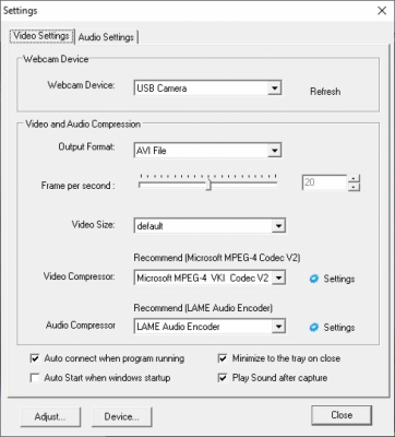 Screenshot of the application Super Webcam Recorder - #2