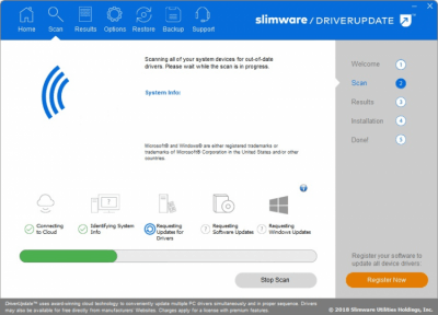 Screenshot of the application DriverUpdate - #2