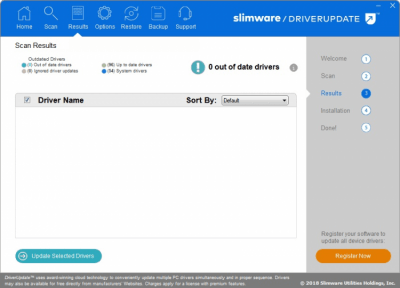 Screenshot of the application DriverUpdate - #3
