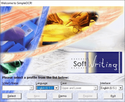 Screenshot of the application SimpleOCR - #3