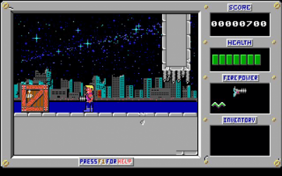 Screenshot of the application Duke Nukem 1 - #5