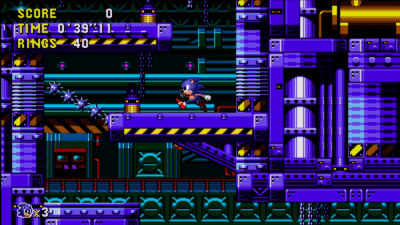 Screenshot of the application Sonic CD - #2