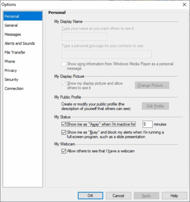 Screenshot of the application MSN Messenger - #2
