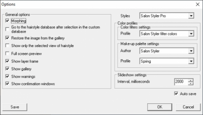 Screenshot of the application Salon Styler Pro - #4