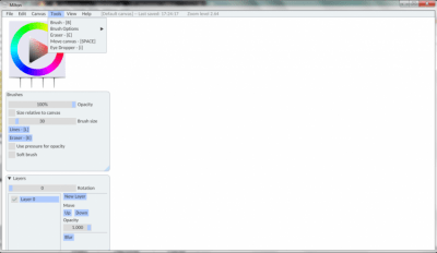 Screenshot of the application Milton - #2