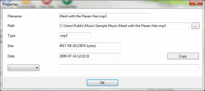 Screenshot of the application Alternate Quick Audio - #2