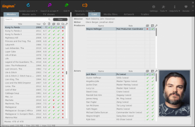 Screenshot of the application tinyMediaManager - #4