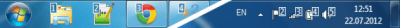 Screenshot of the application 7+ Taskbar Numberer - #2